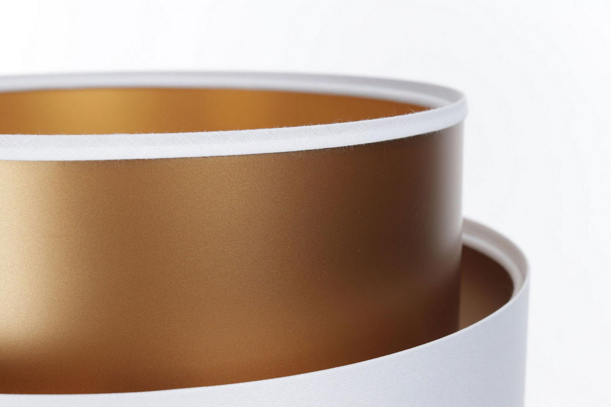 TISCHLAMPE Weiß 30/45 cm - Braun, Kunststoff (30/0.7/45cm) - ONZENO