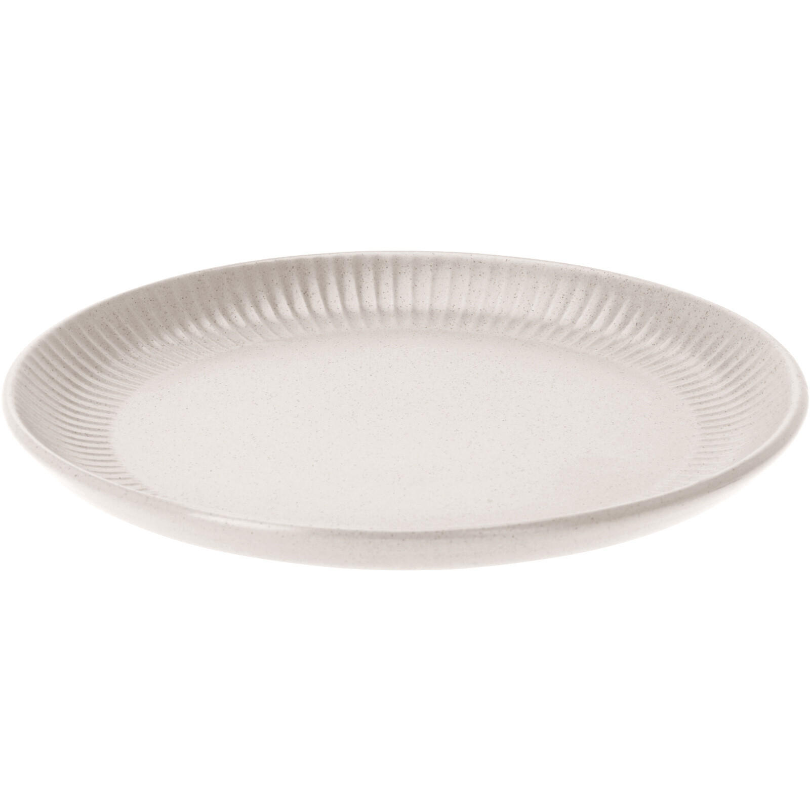 TELLER aus Steinzeug Grau 22/22/2,1 cm - Grau, Keramik (22cm) - Siaki