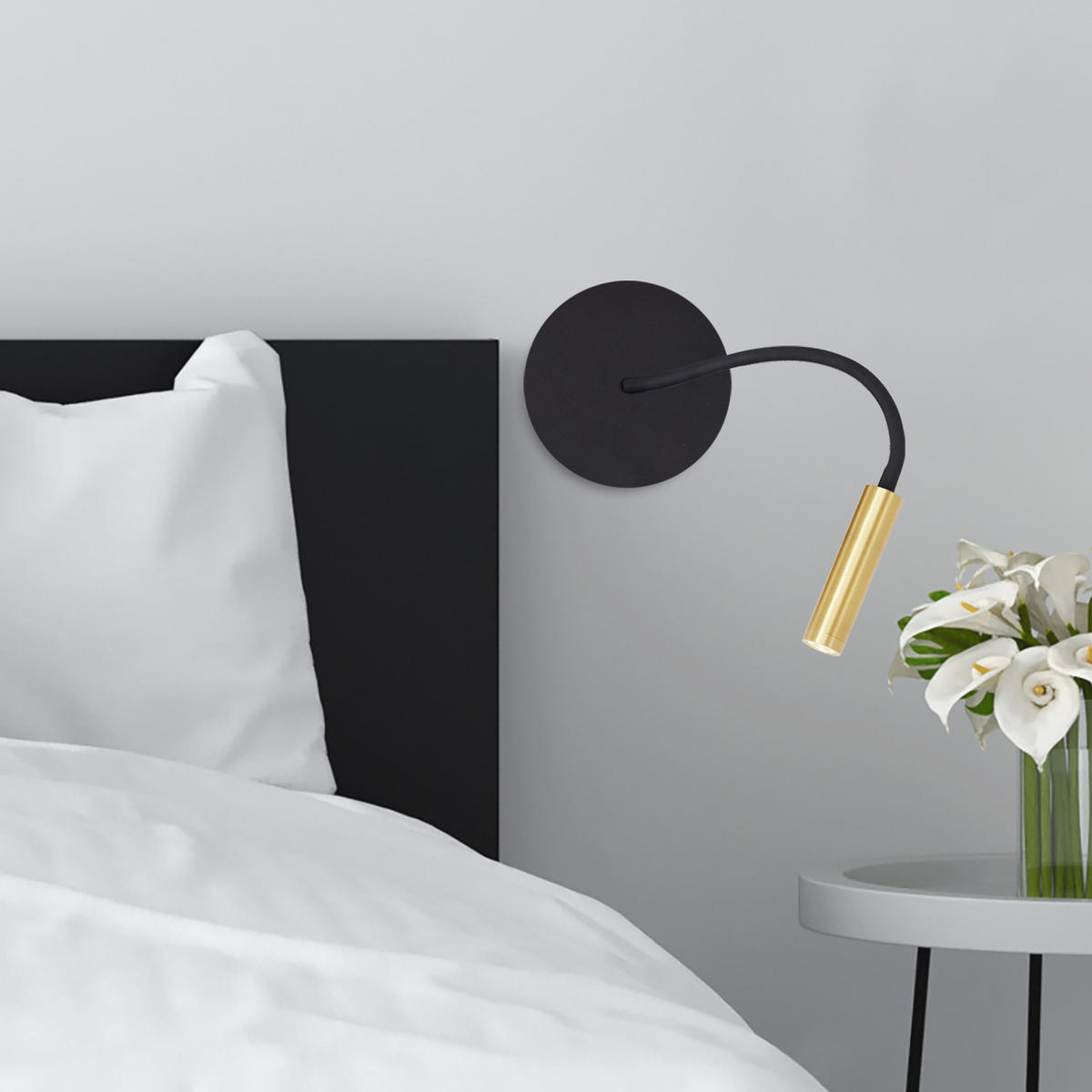 WANDSPOT Jutta G99947/86 - Schwarz, Metall (14/41.6/14cm) - Brilliant