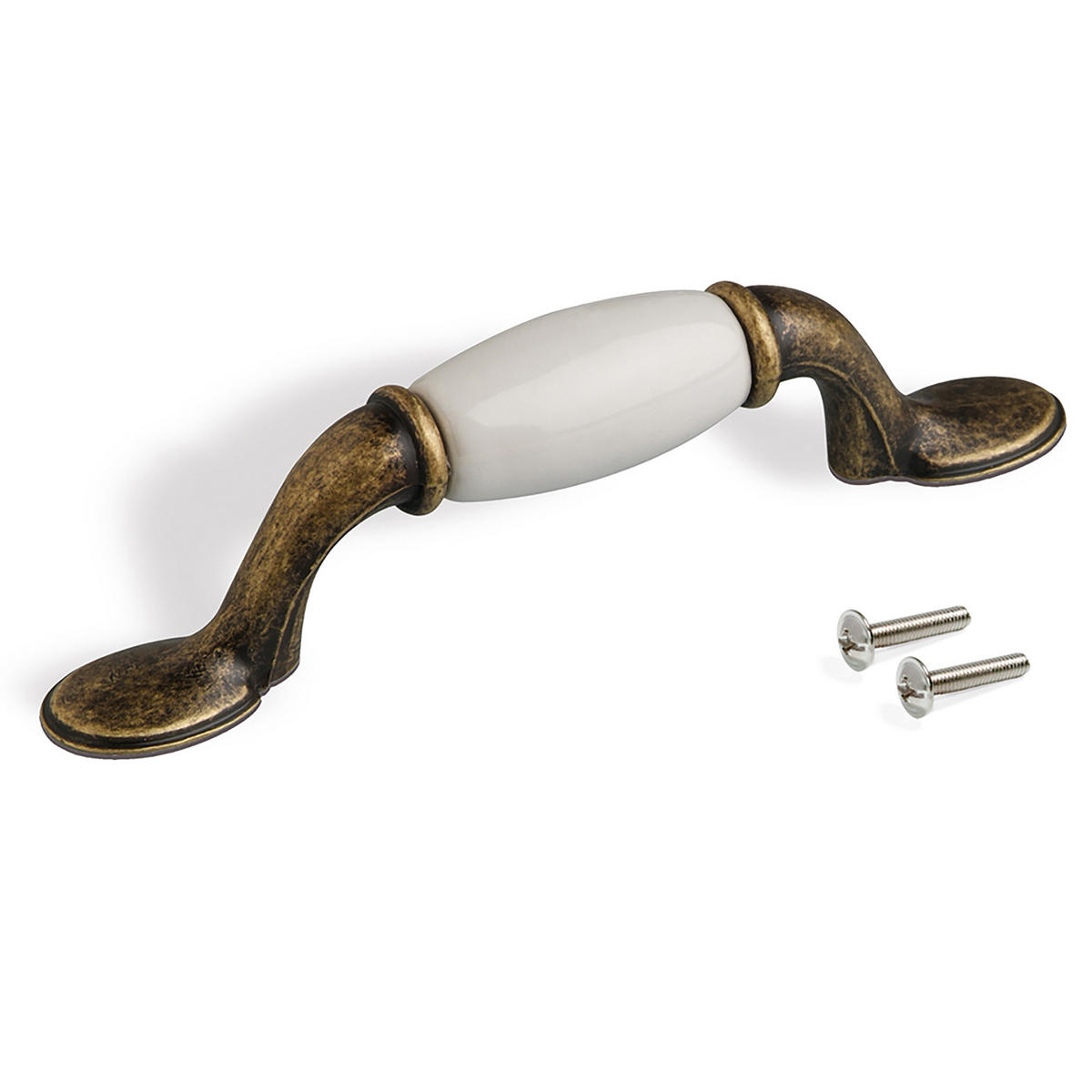MÖBELGRIFFE Papua, L127mm, 76mm Achsenabstand, Zamak, Bronze 20er-set - Bronzefarben, Kunststoff (12/8/17cm) - EMUCA