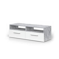 LOWBOARD Diego Beton 95 x 38 cm - Schieferfarben, Holzwerkstoff (95/38/33.2cm) - Vicco