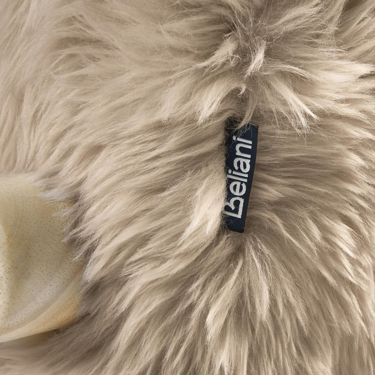 SESSEL Taupe Leknes - Taupe/Braun, Kunststoff (66/79/74cm) - Beliani