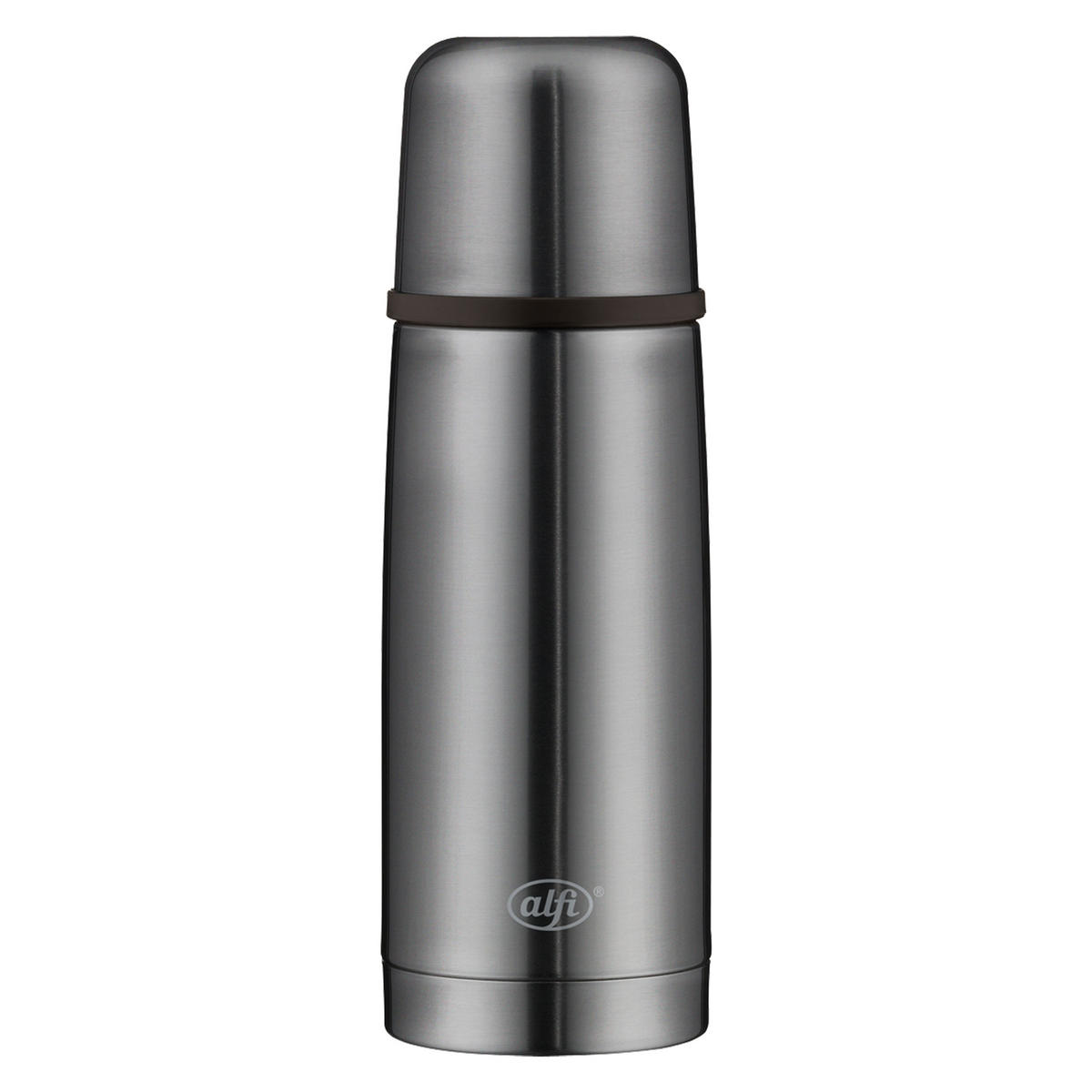 ISOLIERFLASCHE Isotherm Perfect automatic, Edelstahl, Grey, 350 ml - Grau, Metall (0.35L) - Alfi