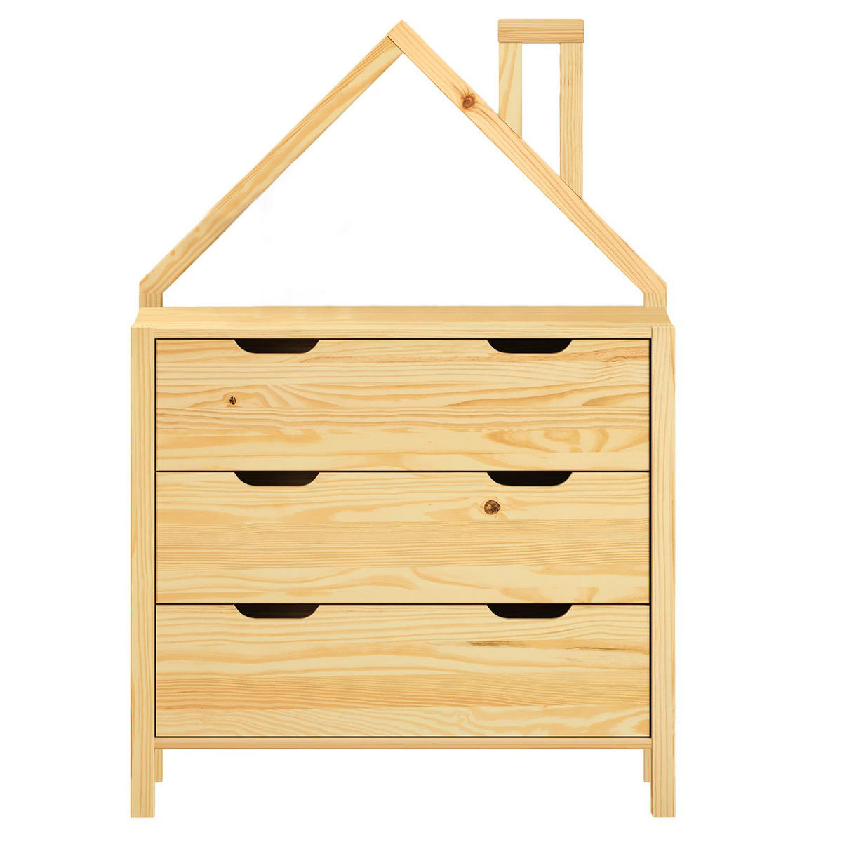 KOMMODE ELANO - Naturfarben, Holz (83/120/41cm) - IDIMEX