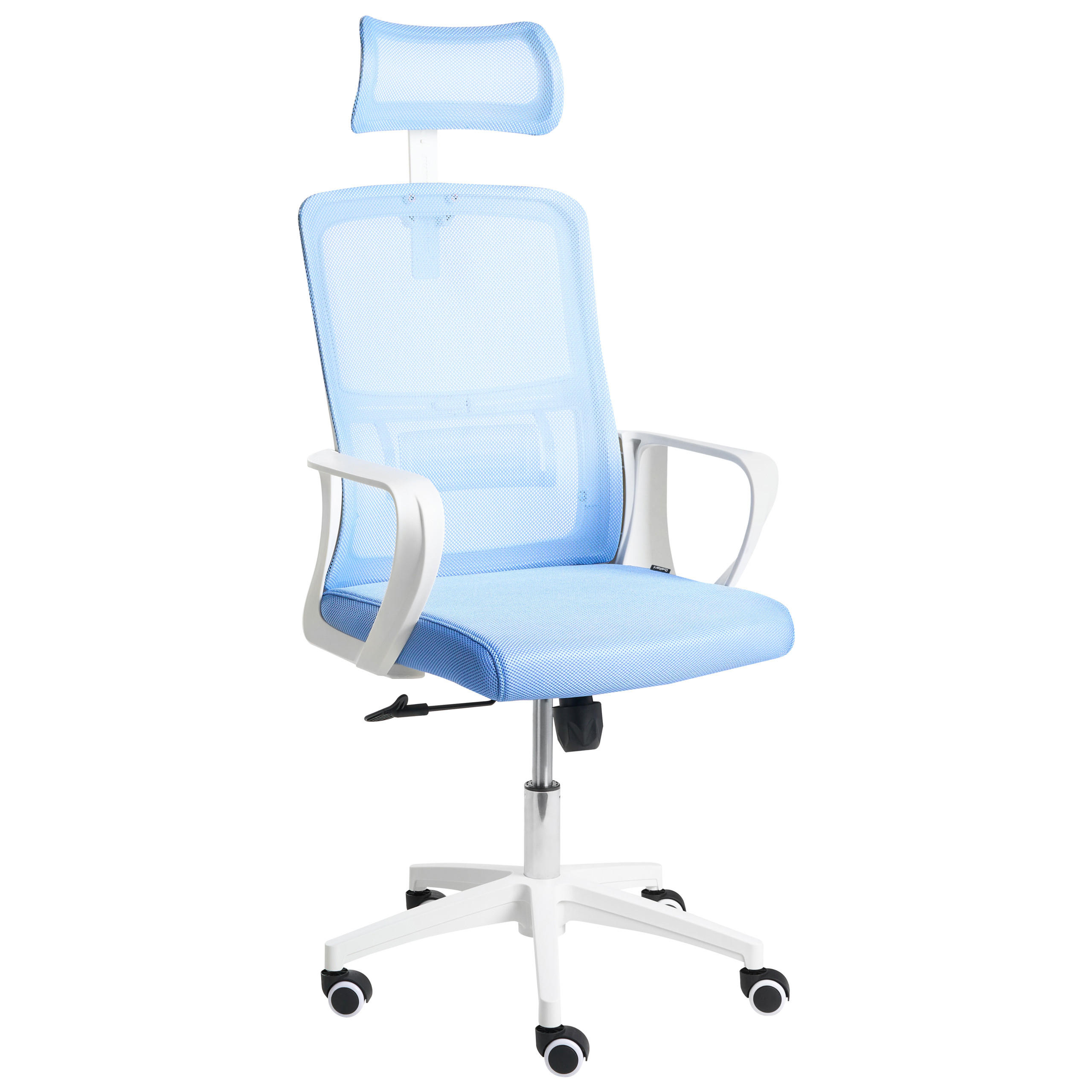BÜROSTUHL Blau Monarch - Blau, Textil (46/110/62cm) - Beliani