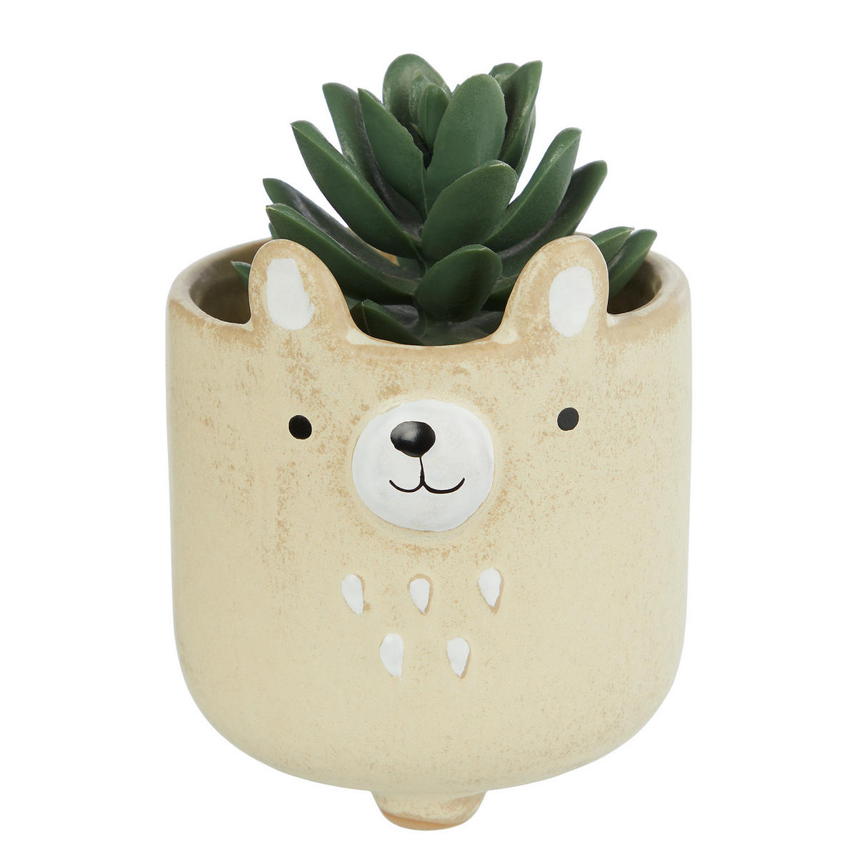 MINI-BLUMENTOPF (8er Set) Olli - Beige, Keramik (10cm) - Butlers