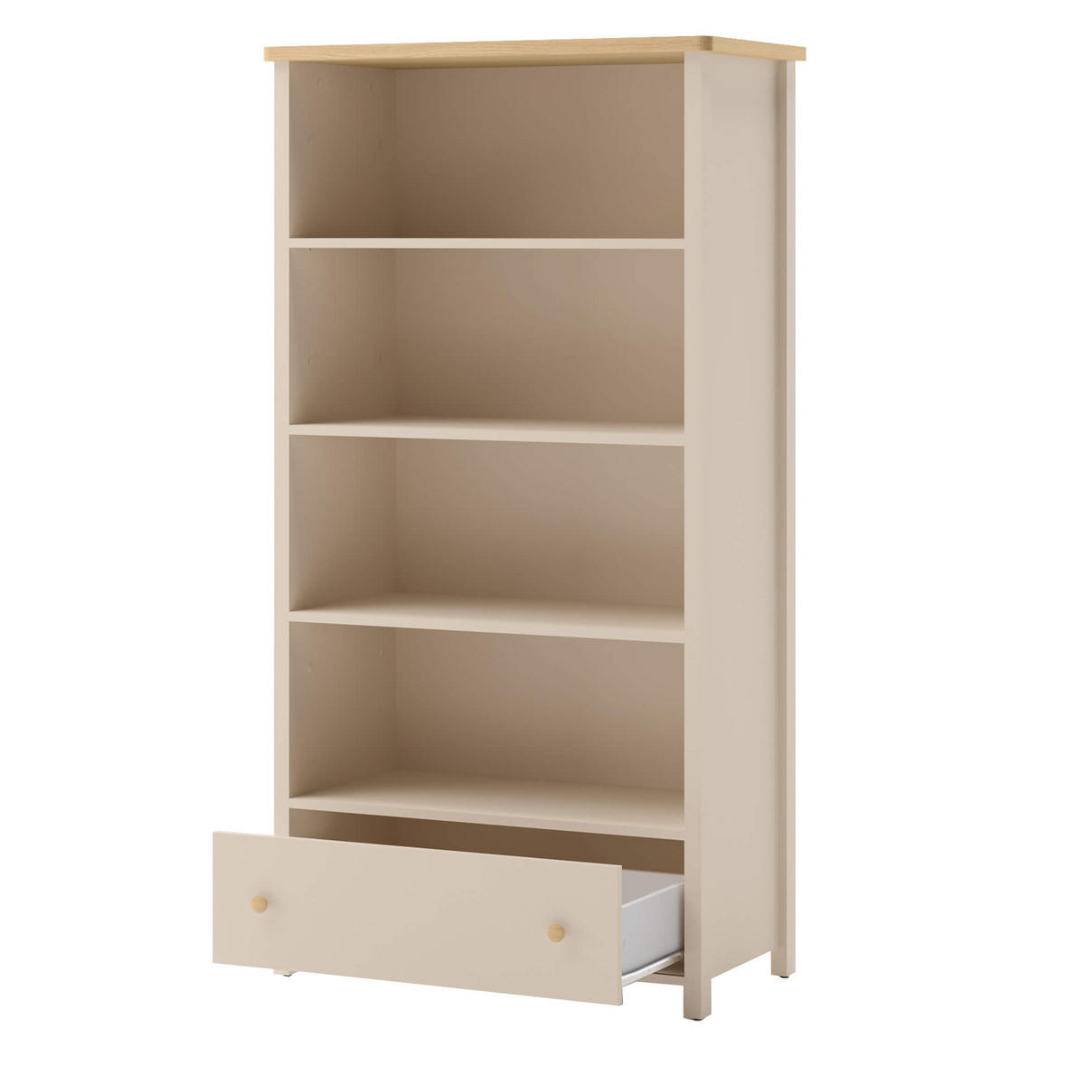 STANDREGAL STORY 2 - Eichefarben/Beige, Holzwerkstoff (85/171/42cm) - Meblini