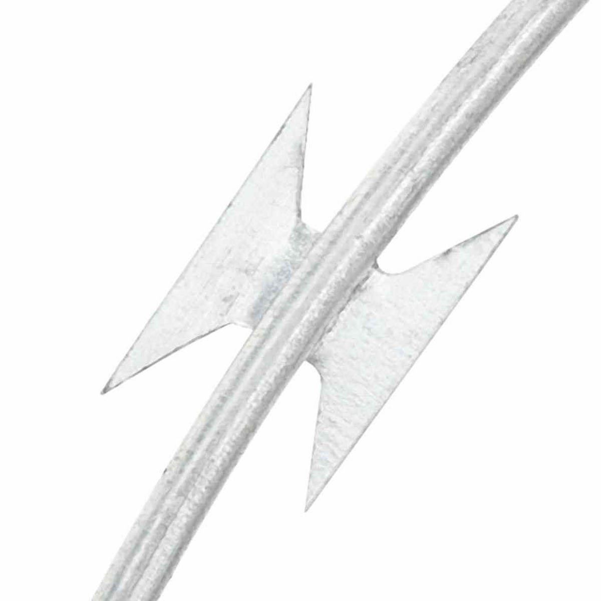 STACHELDRAHT Concertina Klingendraht Verzinkter Stahl 60 M - Silberfarben, Metall (6000cm) - vidaXL