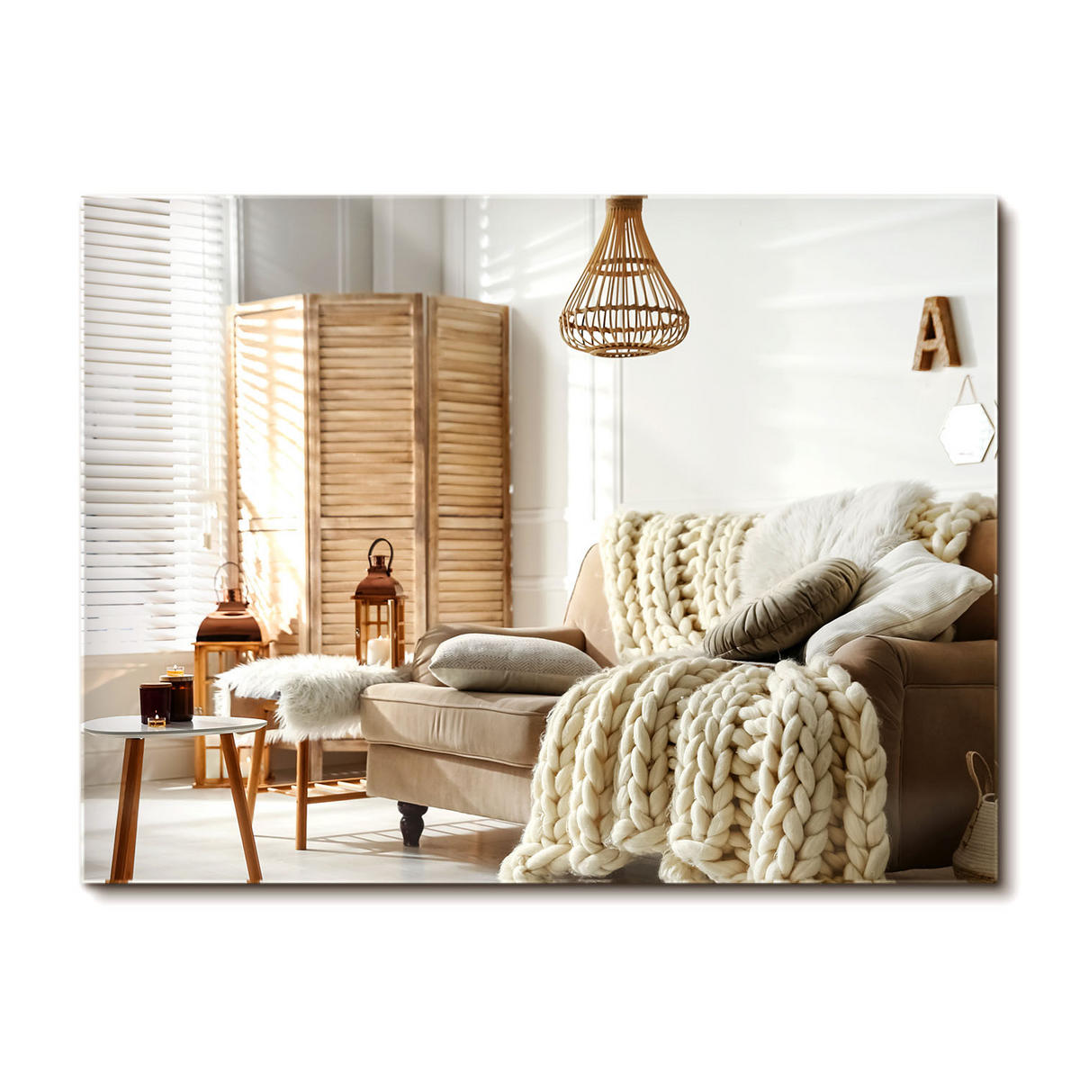 SPIEGEL Rechteckig 80x60 cm - Transparent, Glas (80/60/0.4cm) - Wallfluent