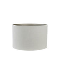 LAMPENSCHIRM Saverna Weiß Ø60/43 cm - Weiß, Textil (60/60/43cm) - Light & Living