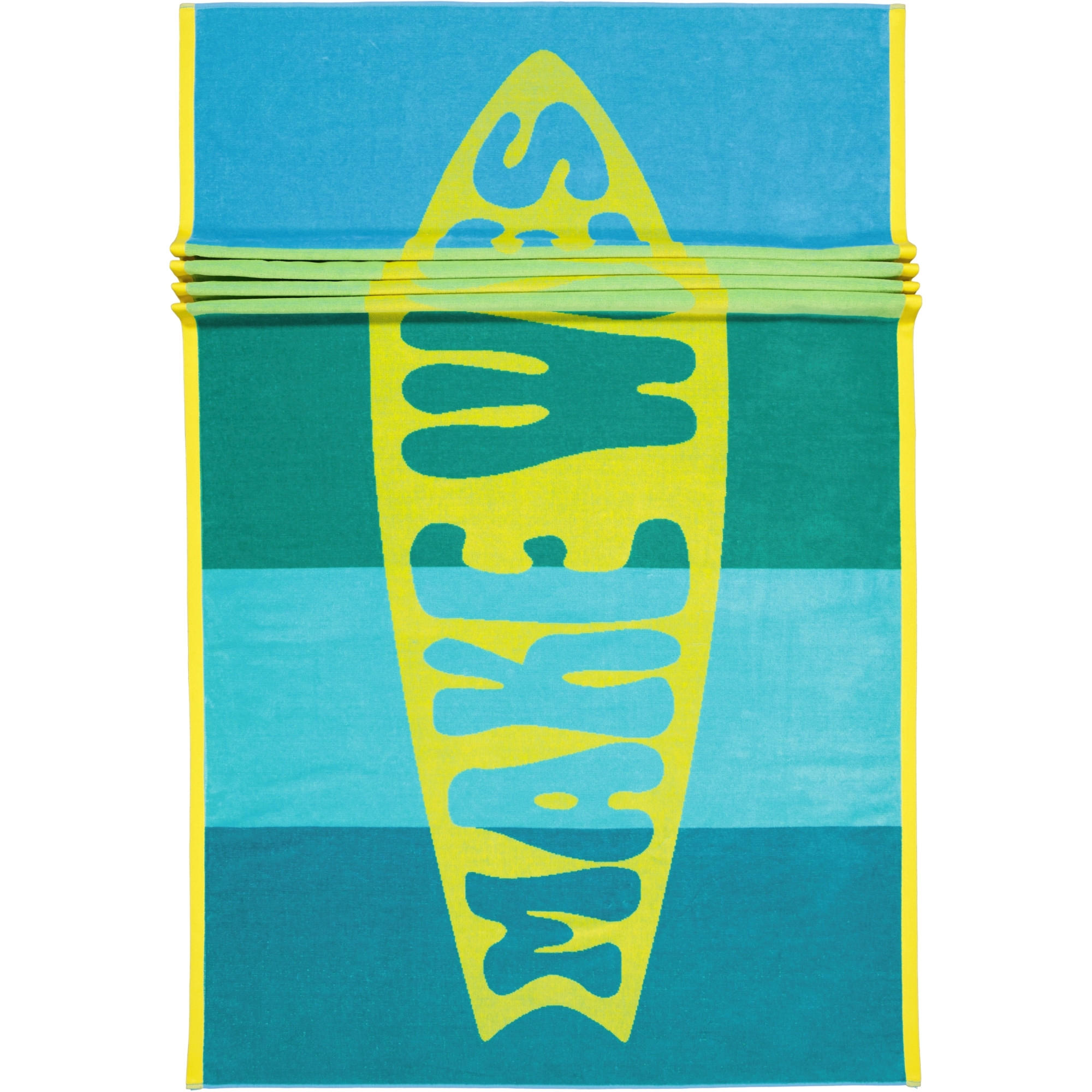 STRANDTÜCHER MAKE WAVES ICE BLUE - 0002 - Blau, Textil (100/180cm) - Vossen
