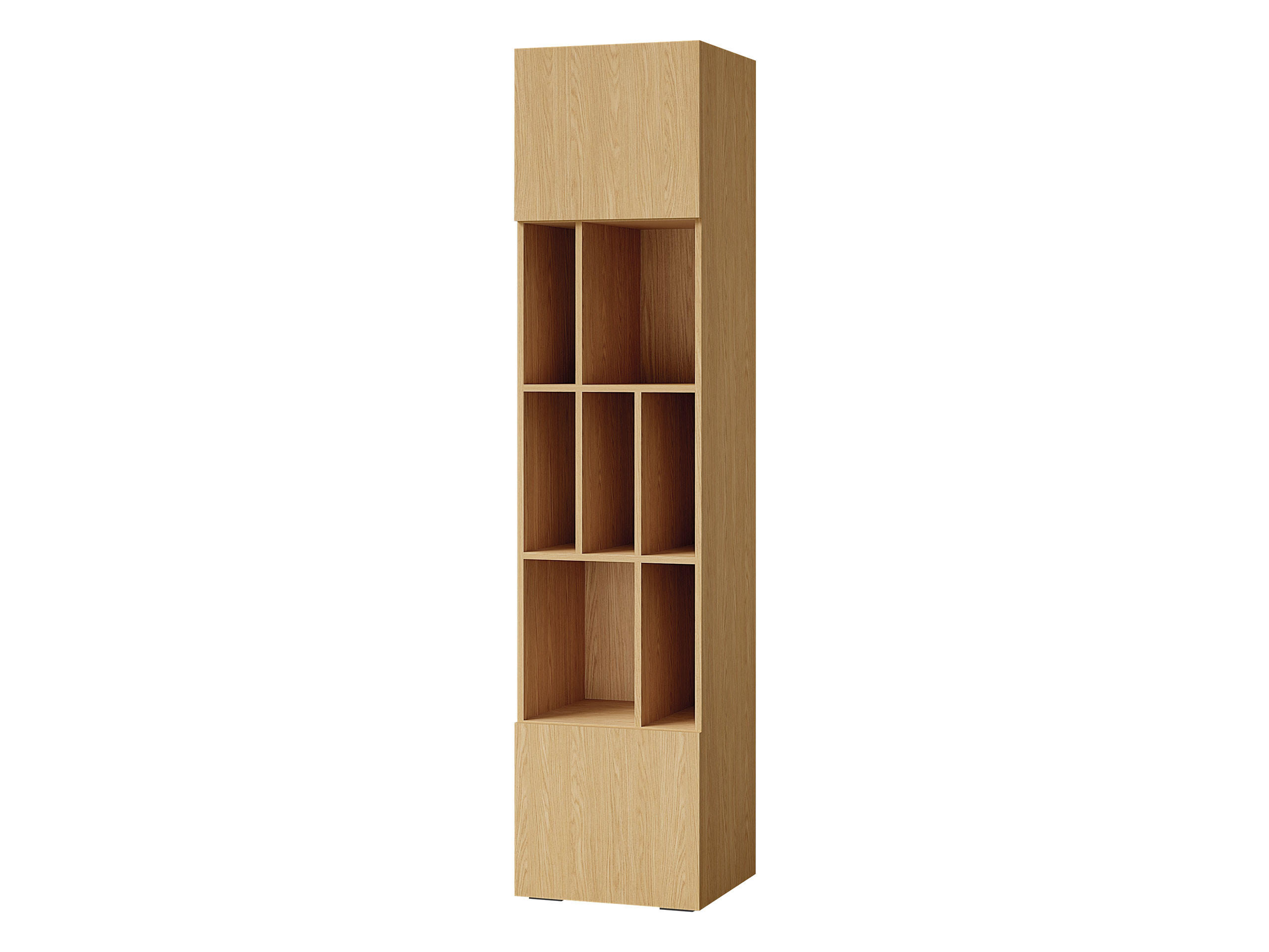 REGAL Lorin 2D LO04 - Eichefarben, Holzwerkstoff (45/195/40cm) - MIRJAN24