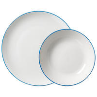 TAFELSERVICE Adela blau 12er Set - Blau, Keramik (1/1/1cm) - Ritzenhoff Breker