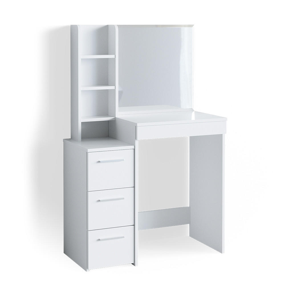 SCHMINKTISCH Meryl Weiß 79.9 cm - Weiß, Holzwerkstoff (40/127.4/79.9cm) - Vicco