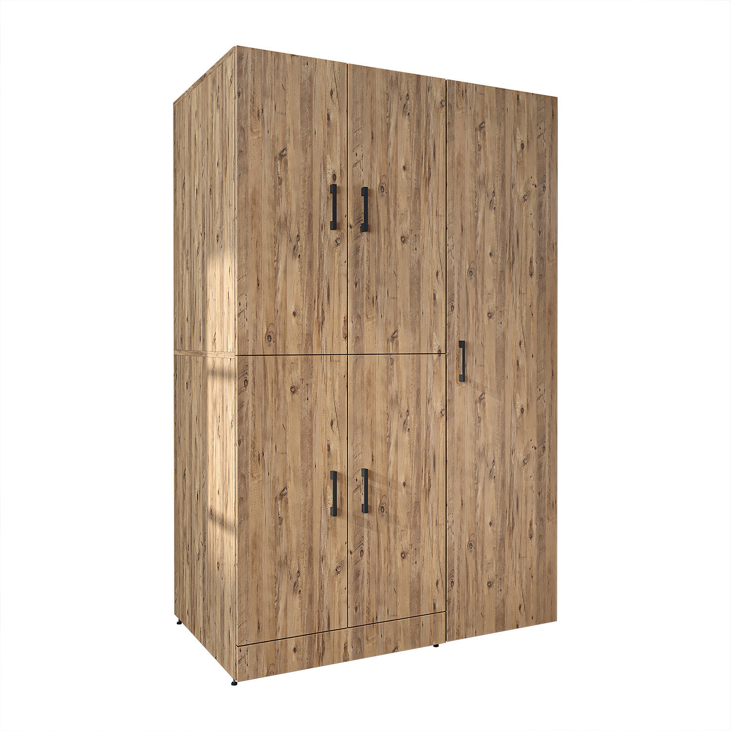 WASCHMASCHINENSCHRANK DORA-I 115cm Breit, 186cm Hoch - Eichefarben, Holzwerkstoff (115/186/73.8cm)