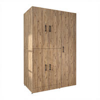 WASCHMASCHINENSCHRANK DORA-I 115cm Breit, 186cm Hoch - Eichefarben, Holzwerkstoff (115/186/73.8cm)