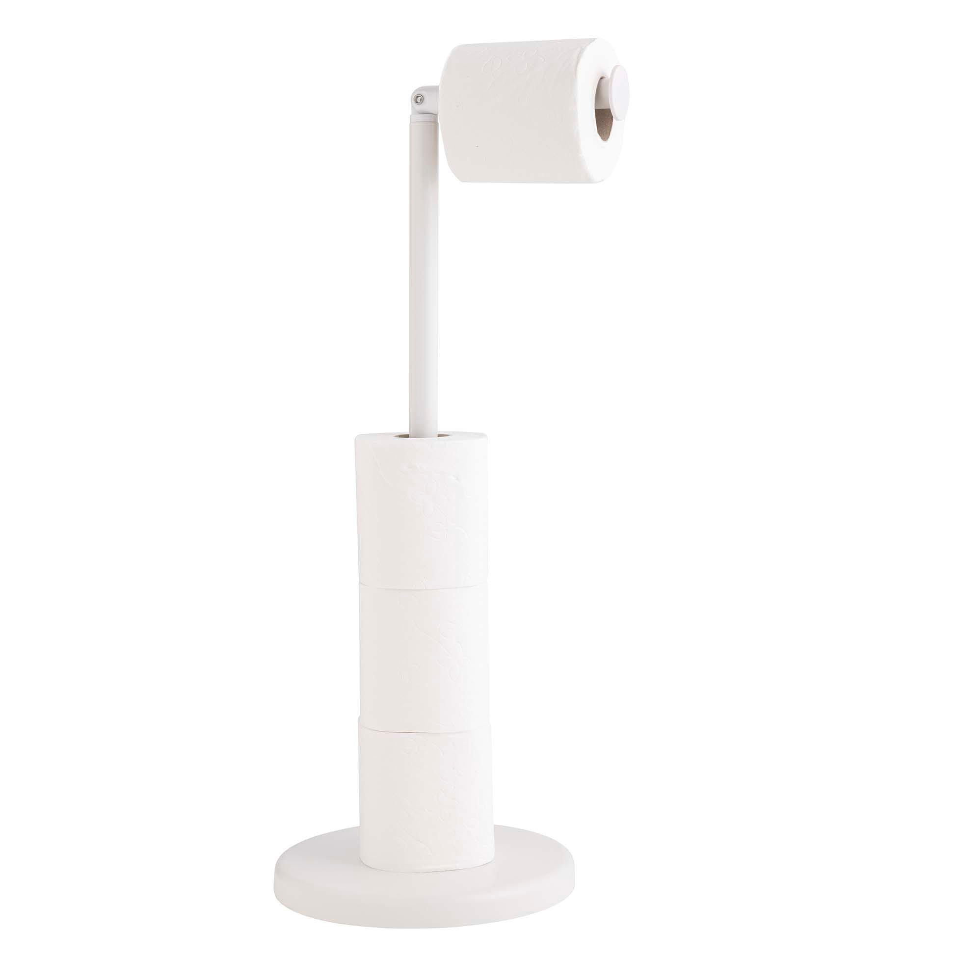 Douceur d´intérieur Toilettenpapierhalter Weiß 20.5x55.5x20.5 cm