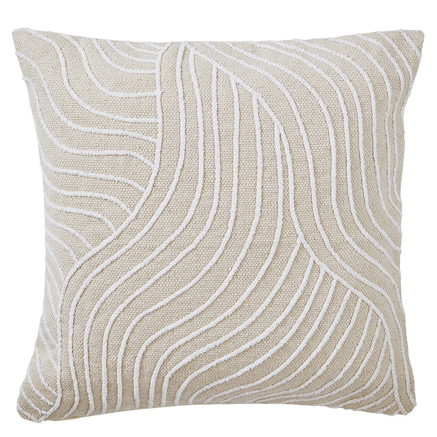 KISSEN Freya - Beige, Textil (50/3cm) - BUTLERS