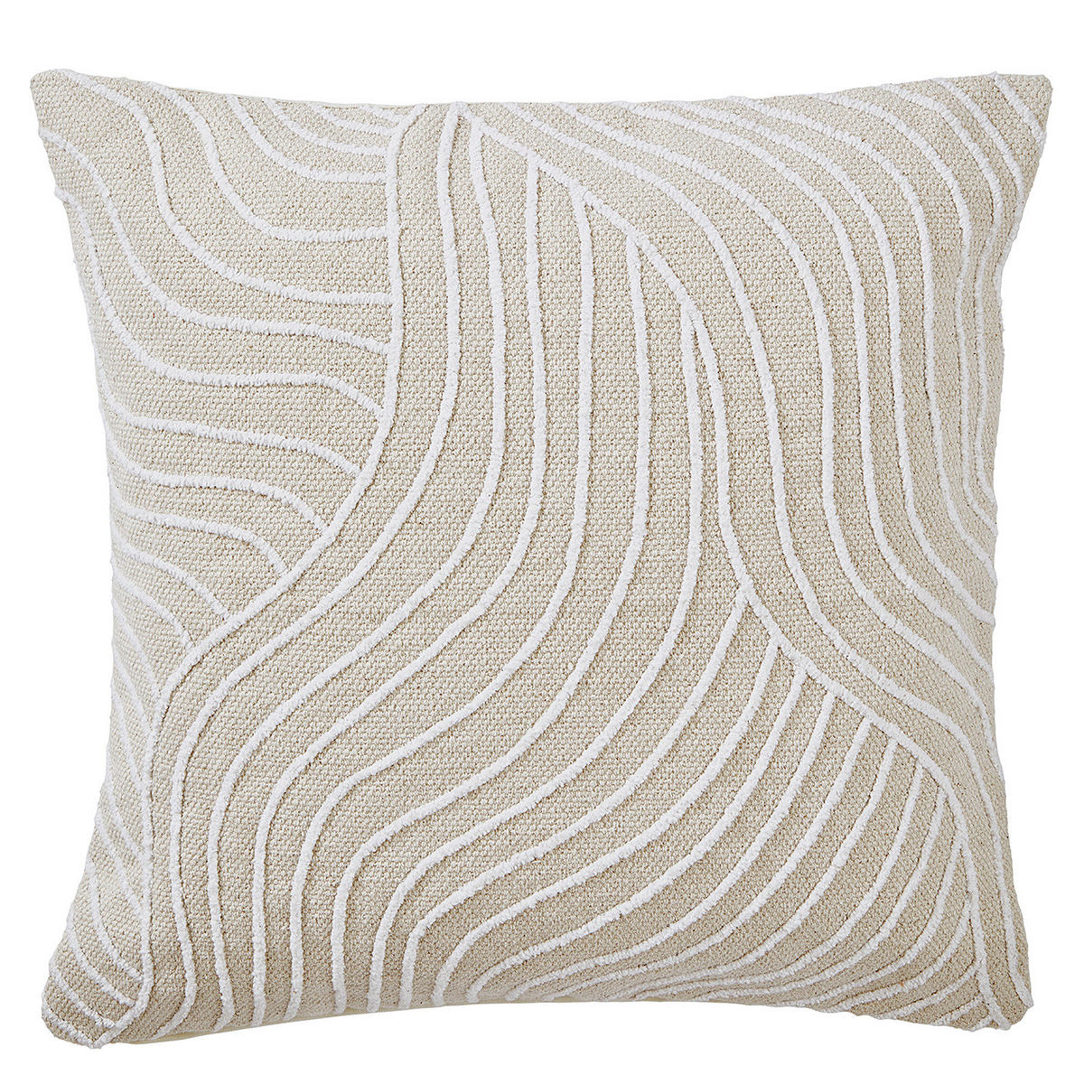 KISSEN Freya - Beige, Textil (50/3cm) - BUTLERS