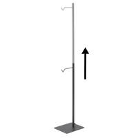 LATERNEN-STÄNDER Tower schwarz 80-152 cm auch für Lautspecher und Blumen - Schwarz, Metall (30/152/26cm) - Yamazaki