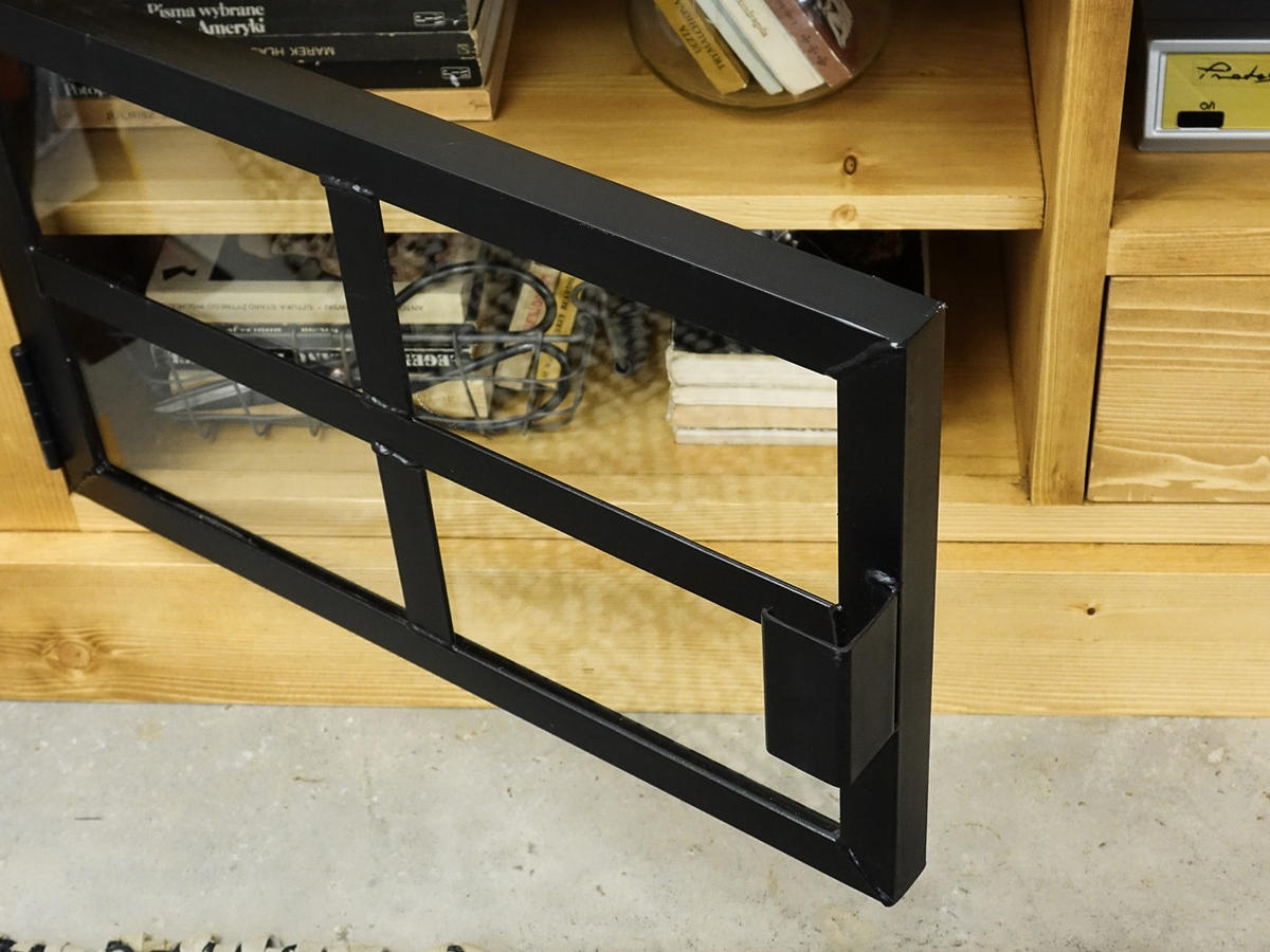 TV-SCHRANK aus Massivholz Industrial - Honig, Holz (160/46/40cm) - Seart