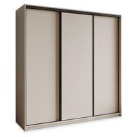 SCHWEBETÜRENSCHRANK NISSE 200/205/60 cm 3-türig Kaschmir - Kaschmir, Holzwerkstoff (200/205/60cm) - MASSENO