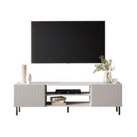 TV-ELEMENT Aruba 2D 181 - Schwarz/Naturfarben, Holzwerkstoff (181/53/42cm) - MIRJAN24