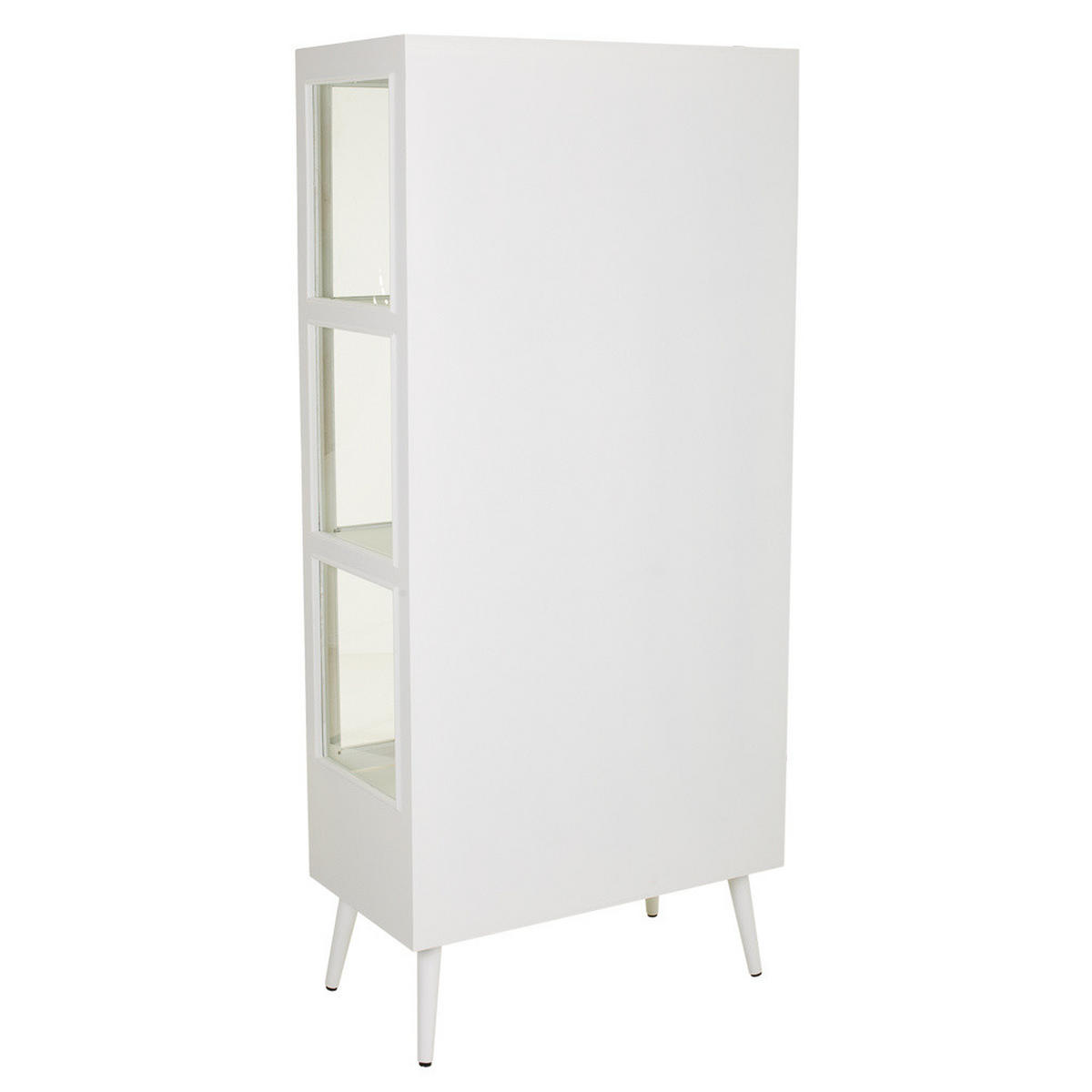 VITRINE 72x41x159 cm - Weiß, Holz (72/158.5/40.5cm) - Wanderlust