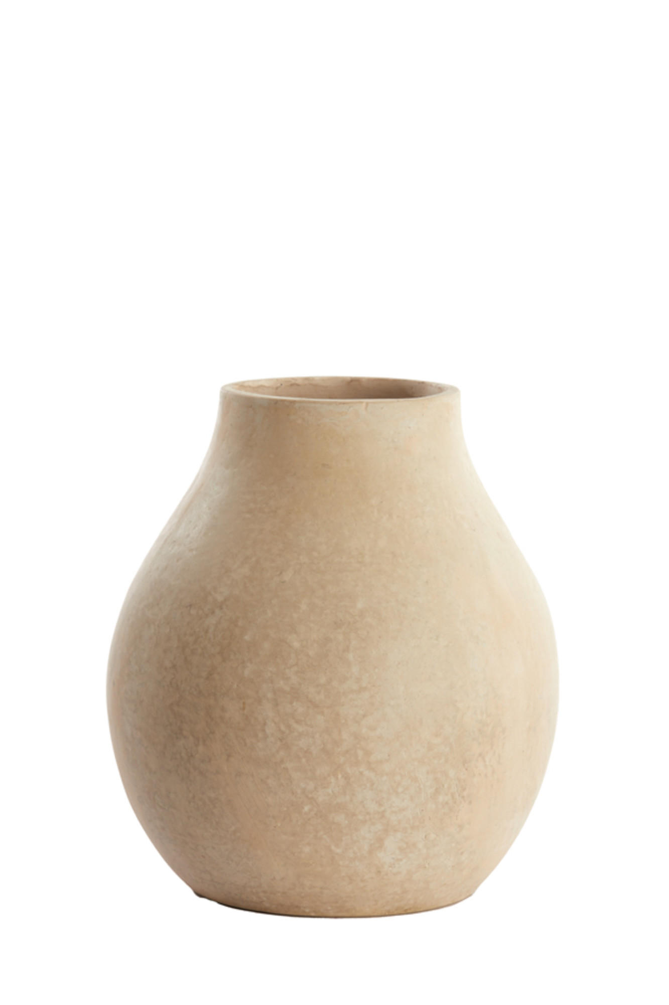 VASE Norell Weiß Ø27/30 cm - Weiß, Papier (30cm) - Light & Living