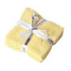SEIFTUCH Comfort 4er-Set gelb 30/30 cm - Gelb, Textil (30/30cm) - Homescapes