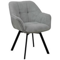 ESSZIMMERSTUHL Jordi 60x59x81 cm grau - Grau, Textil (60/81/59cm) - furnicato