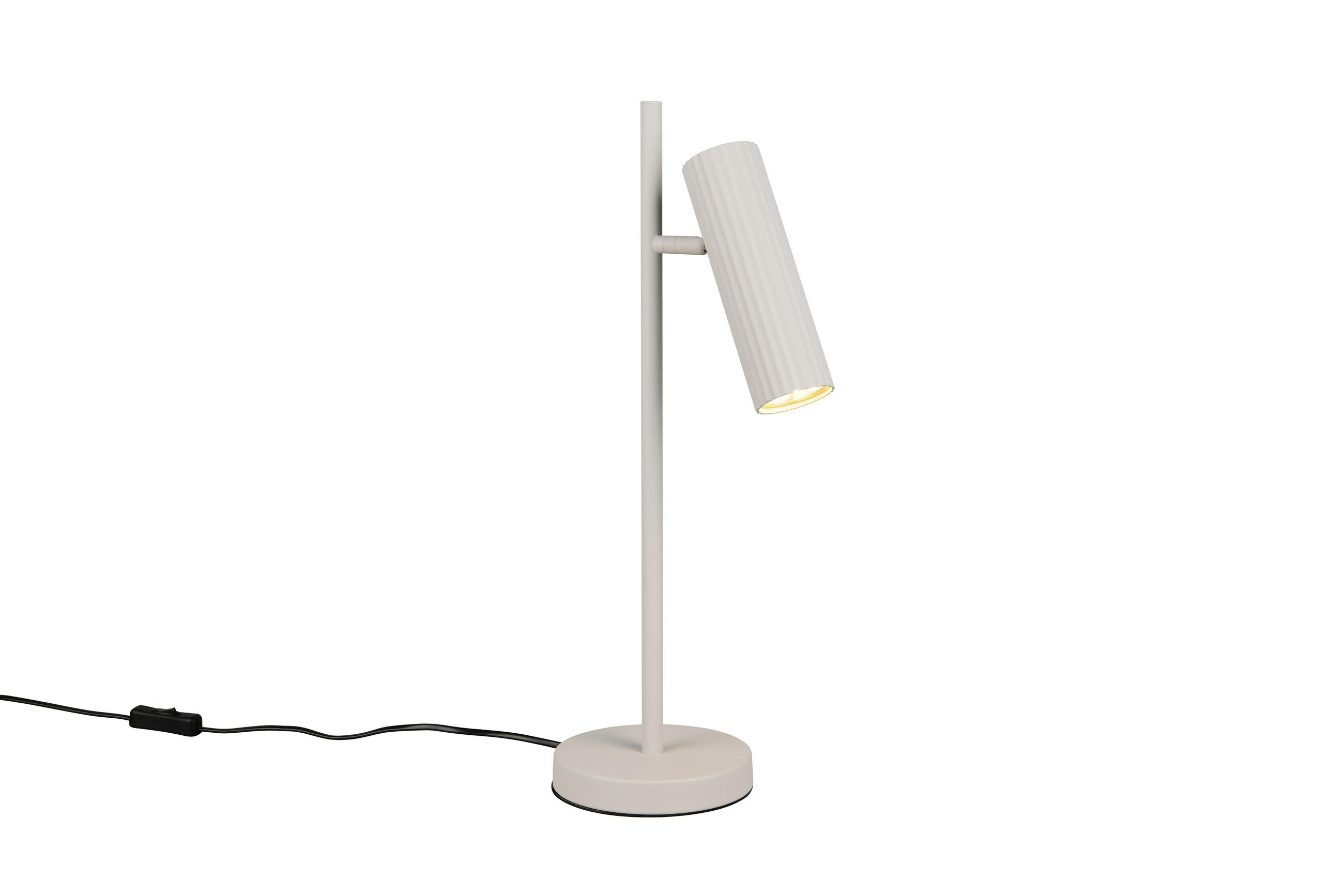 Trio Leuchten Tischlampe Grau 15x50x15 cm