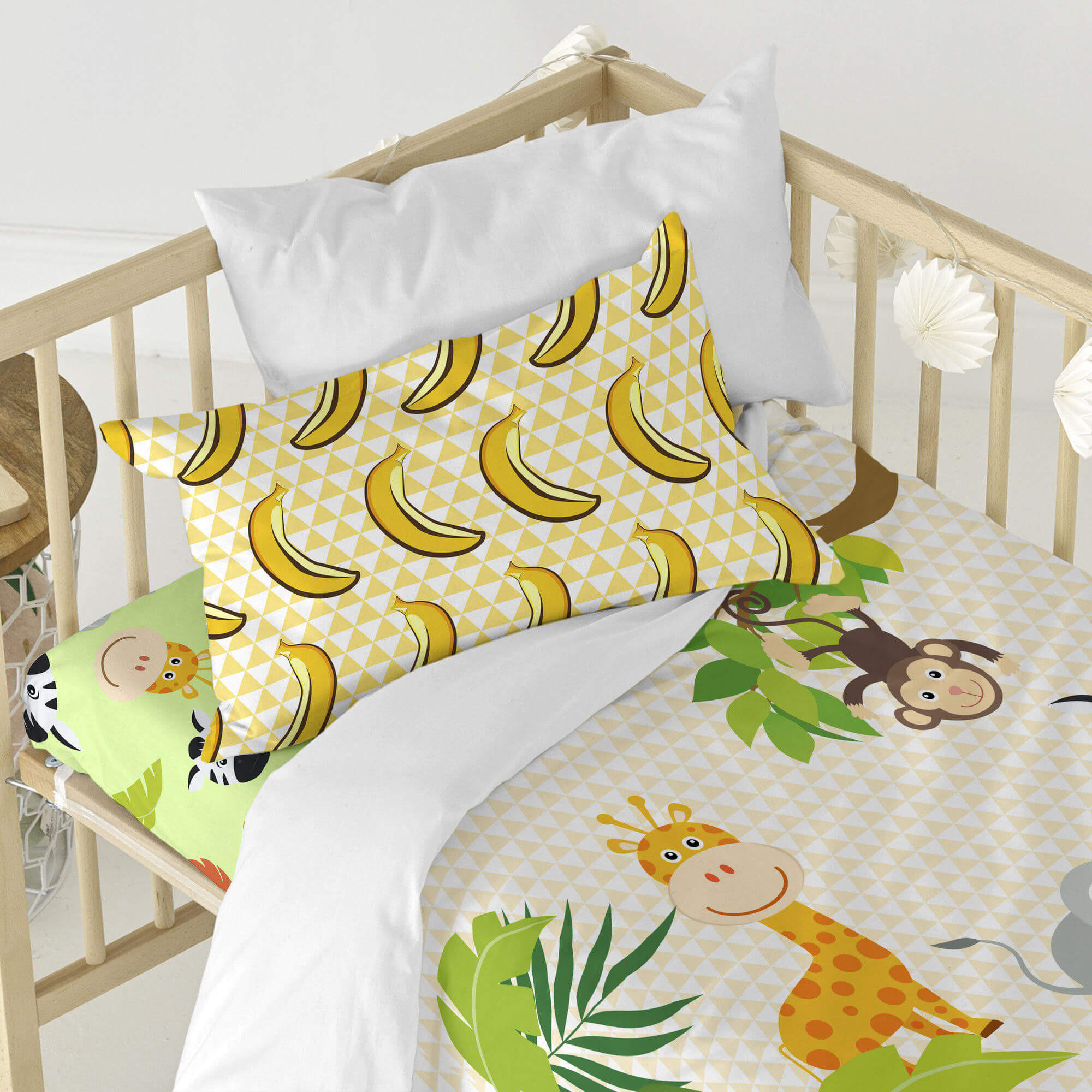 Thumbnail - Happy Friday Bettbezug, Mehrfarbig, Textil, Grafikmuster, 100x120 cm, Oeko-Tex®, Schlaftextilien, Bettwäsche, Kinderbett...