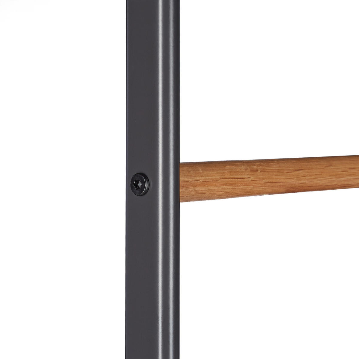 UTERÁKOVÝ stojan - viacfarebná, kov/drevo (50/171/3cm) - Relaxdays