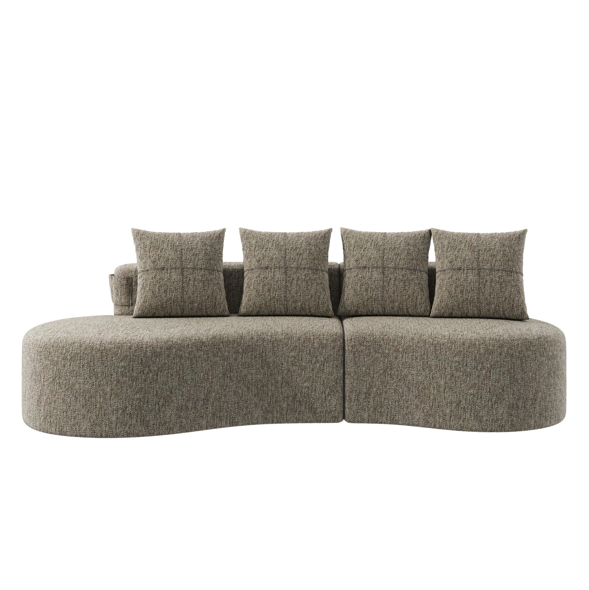 Meubliv Sofa Braun 109x63x240 cm