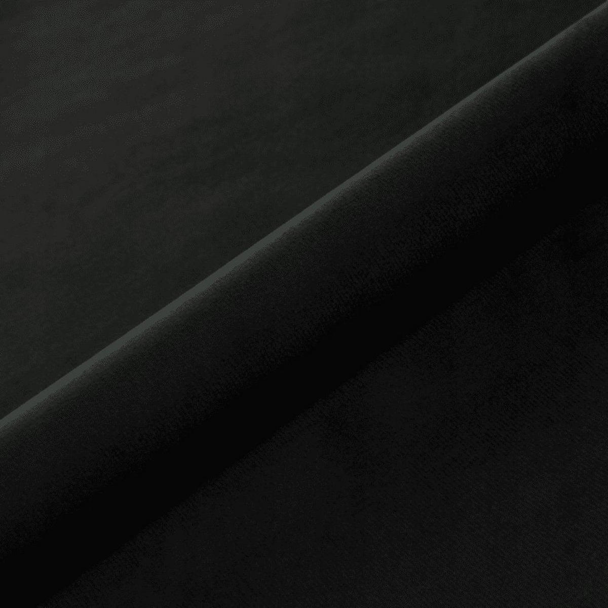 OHRENSESSEL - Sessel Comfy mit Hocker - Schwarz - Schwarz, Holzwerkstoff (83/103/95cm) - Möblo