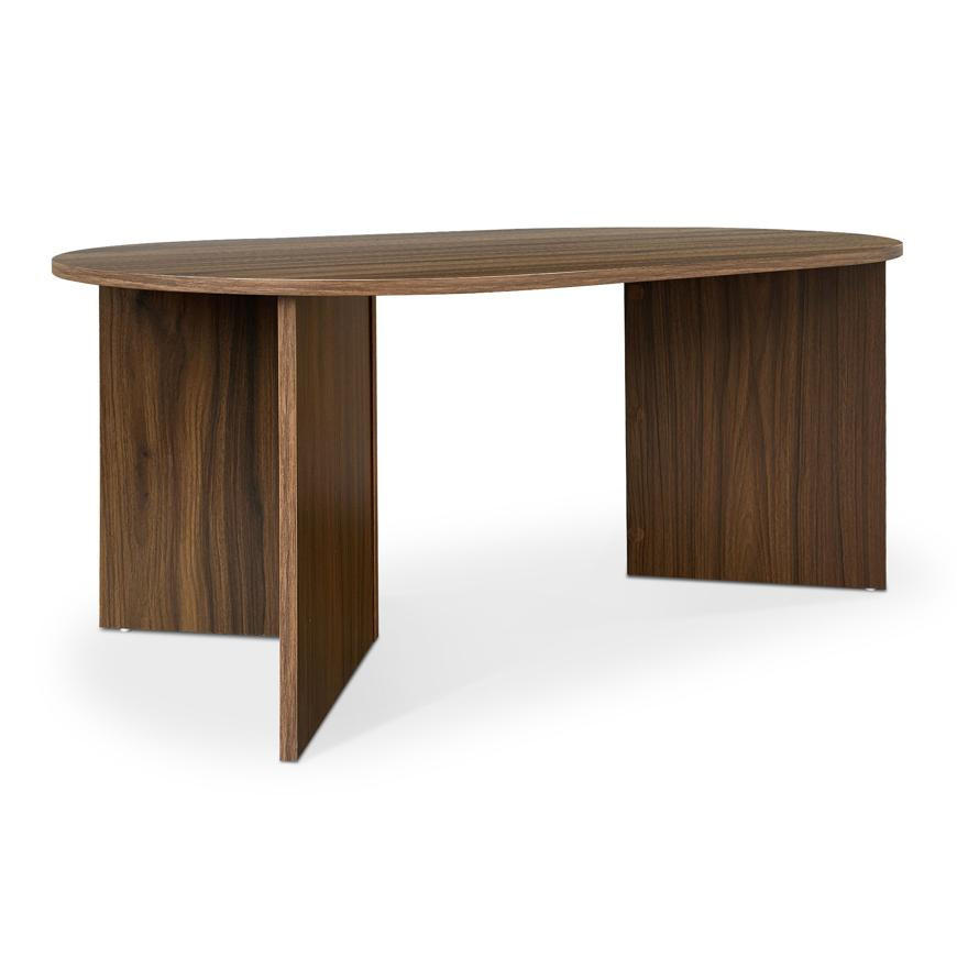 COUCHTISH Sven 100 cm Walnuss-Finish Skandinavischer - Nussbaumfarben, Holzwerkstoff (59.5/100/45cm) - Sicaan