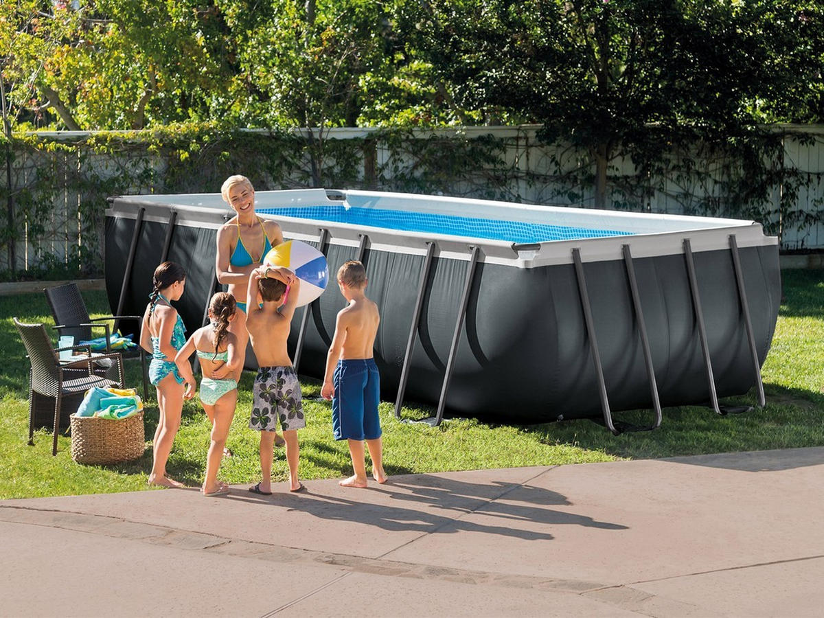 POOL SET 549 x 274 x 132 cm, 18in1 - 26356 - Blau, Textil (549/132/274cm)