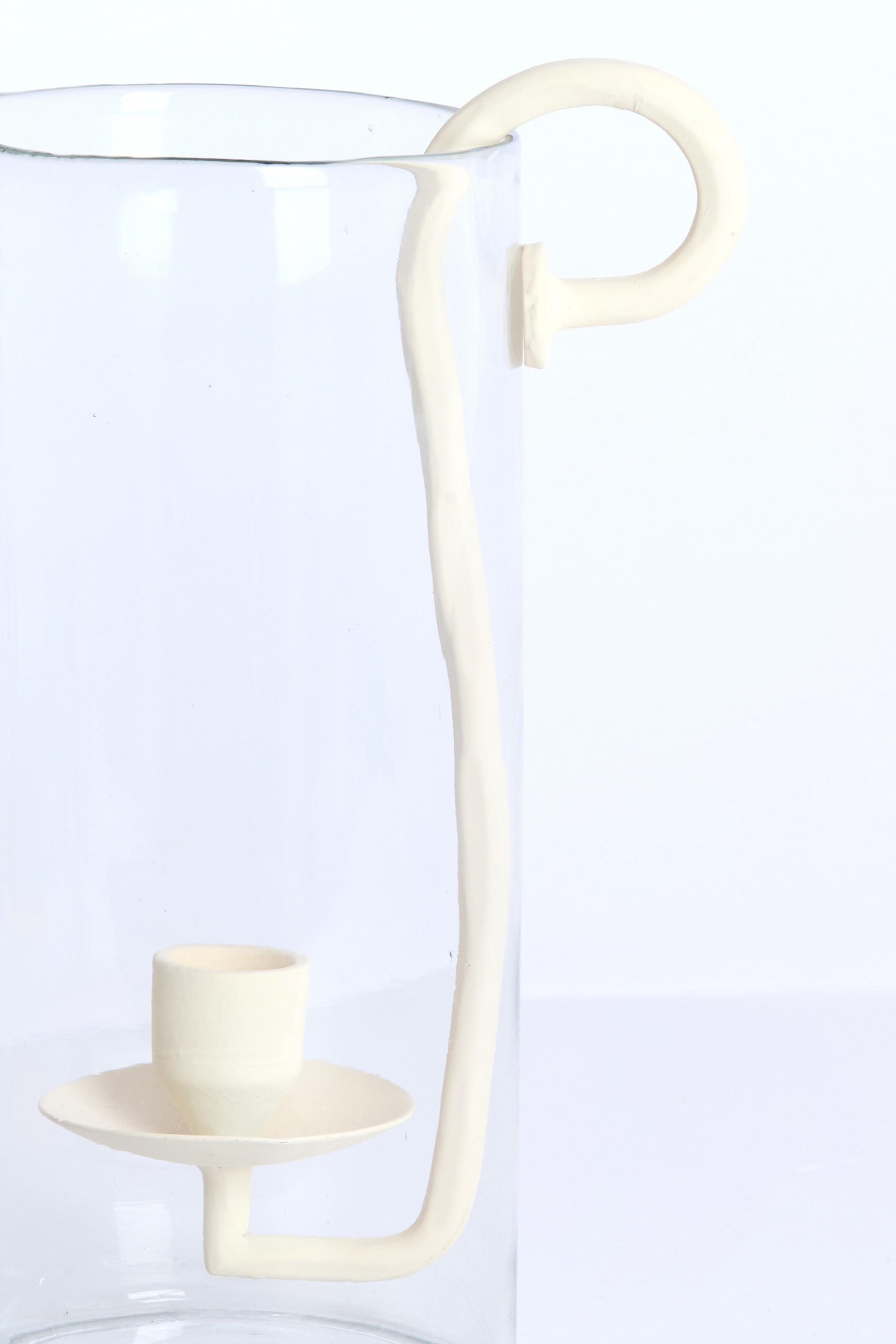 WINDLICHT Dolega Hell Ø17,5/28,5 cm - Braun, Glas (13/28.5/17.5cm) - Light & Living