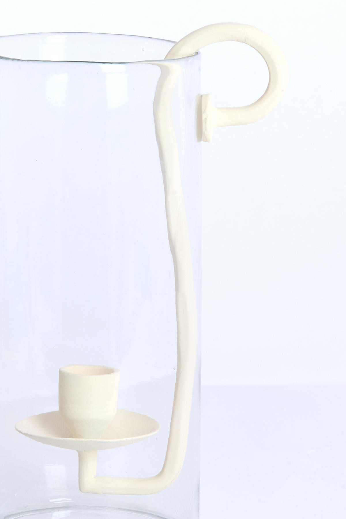 WINDLICHT Dolega Hell Ø17,5/28,5 cm - Braun, Glas (13/28.5/17.5cm) - Light & Living