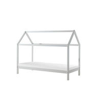 HAUSBETT DALLAS Weiß 99x208x160 cm - Weiß, Holz - FURNLUX
