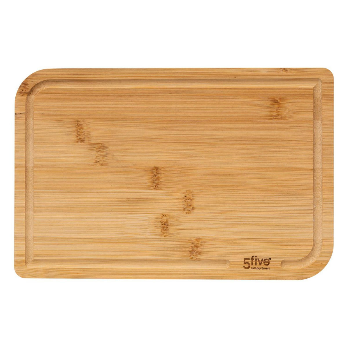 SCHNEIDEBRETTER aus Bambus 35/25/2,5 cm - Braun, Naturmaterialien (25/35cm) - 5five Simply Smart