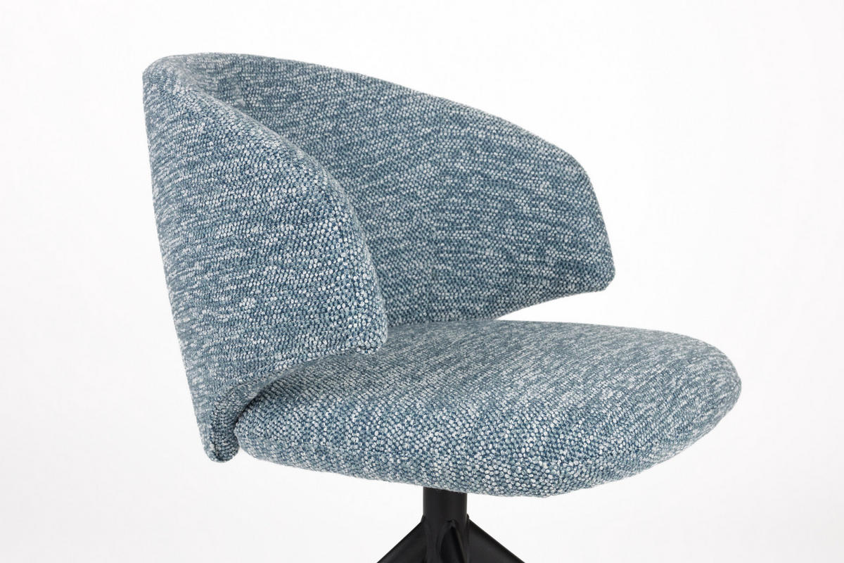 ESSZIMMERSTUHL Balado - Blau - 57/54.5/78 cm - 2er-Set - Blau, Textil (54.5/78/57cm)