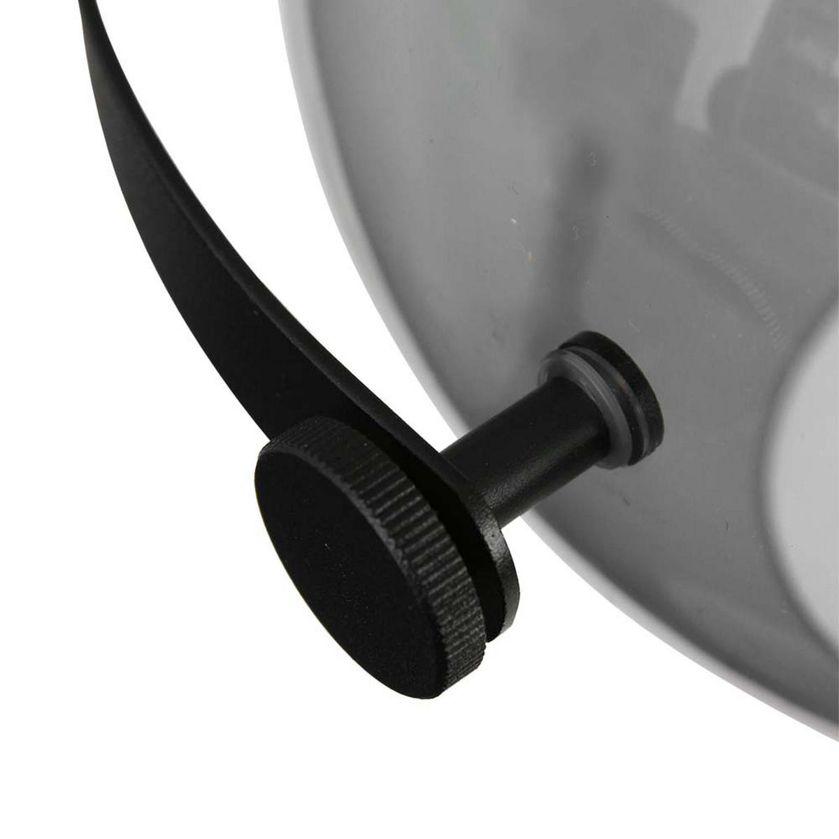 WANDLEUCHTE Metall Rauchglas Schwarz Beweglich - Schwarz, Glas (25/57.7/79.5cm)