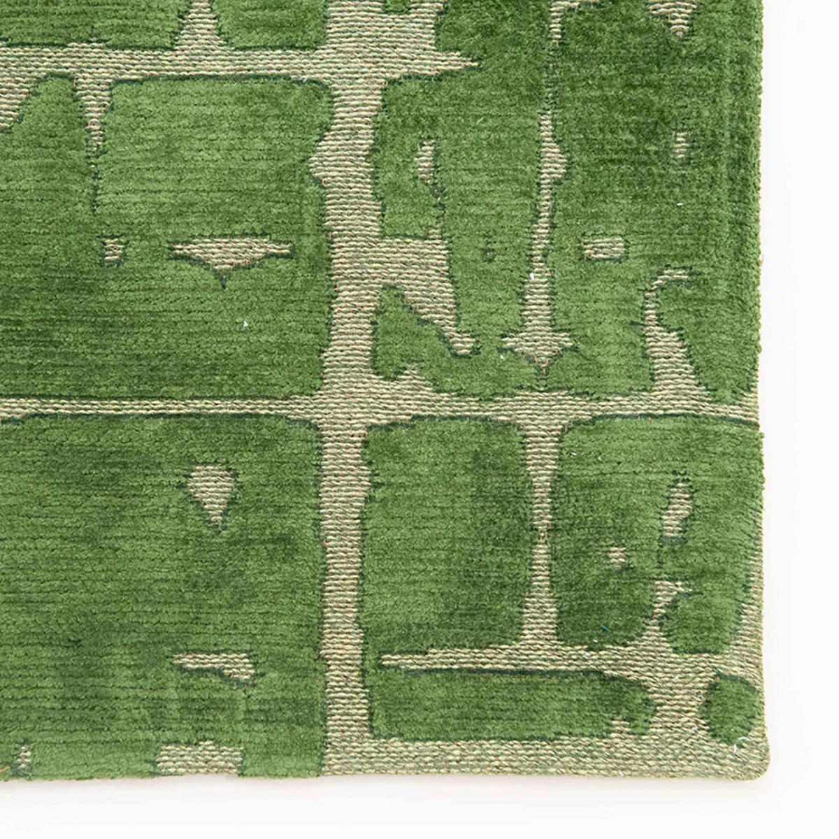 TEPPICH Perrier's Green Structures Baobab 200/280 cm - Grün, Textil (200/280cm) - Louis De Poortere