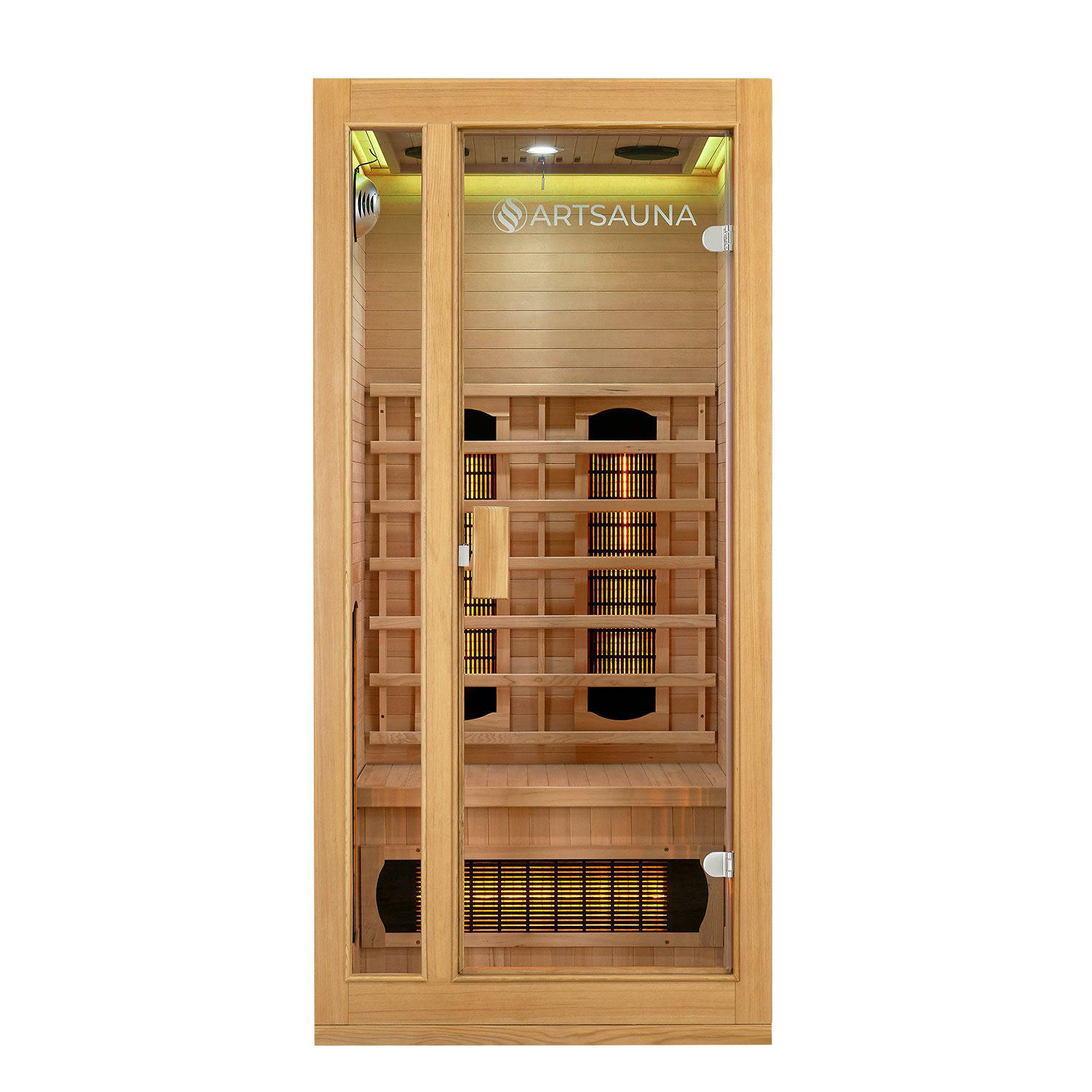 INFRAROTKABINE Nyborg S90V mit Vollspektrumstrahlern - Naturfarben, Holz (90/190/90cm) - Artsauna
