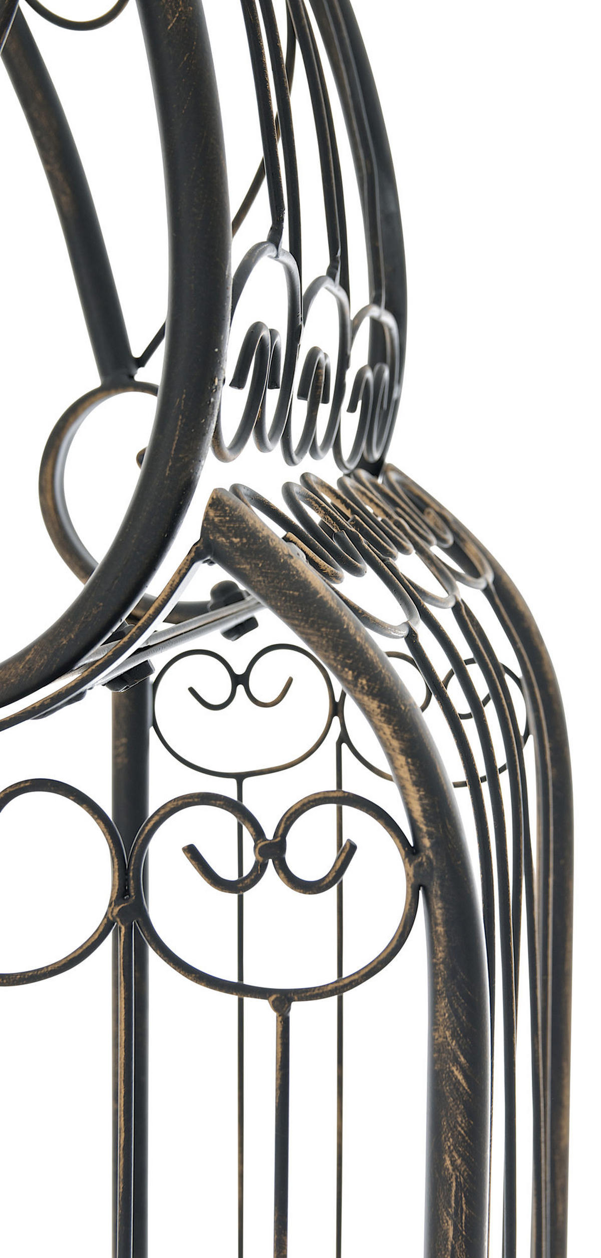ROSENBOGEN Birger 163x34x239,5cm Metall Bronze Rankhilfe - Bronzefarben, Metall (163/239.5/34cm) - DELUKE