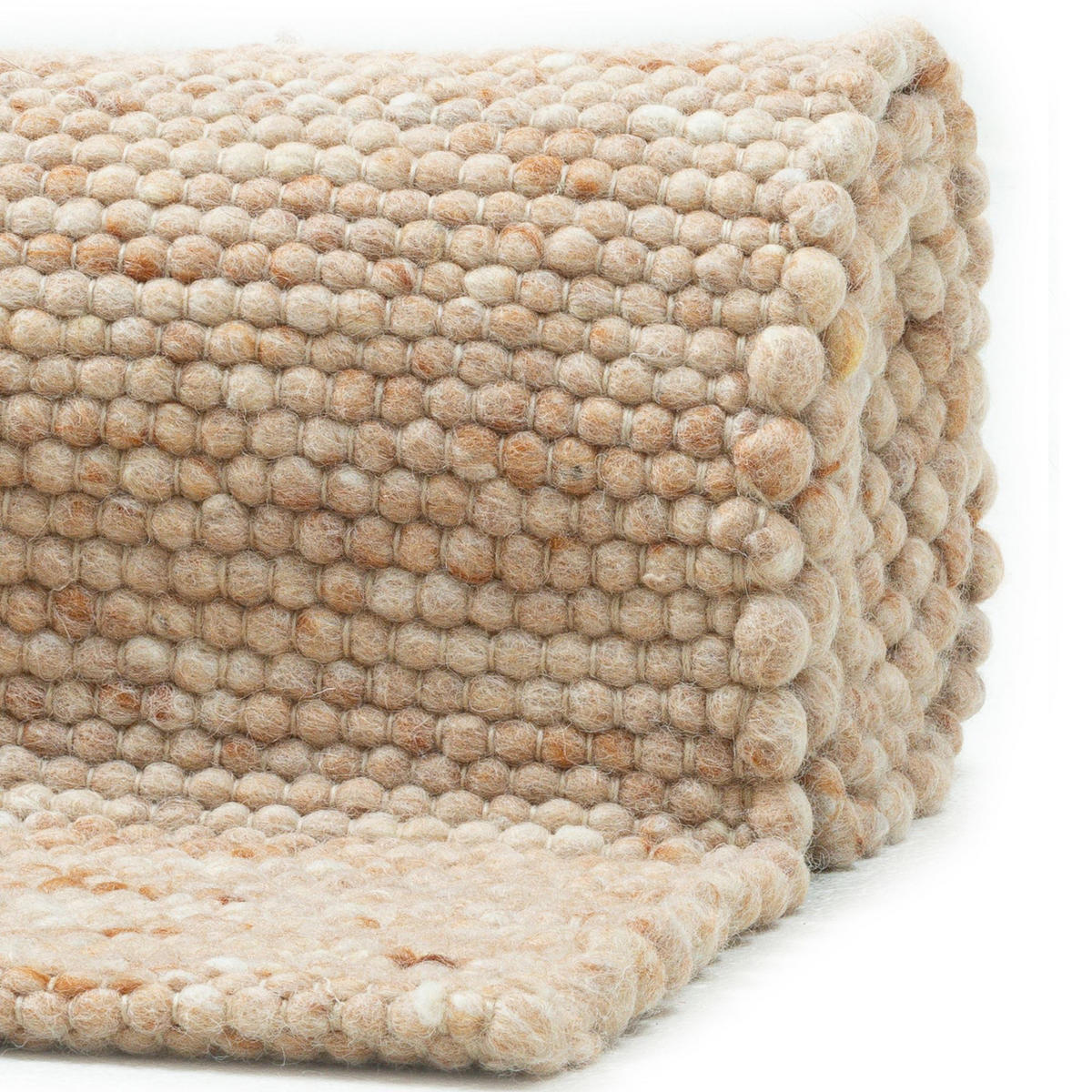 HANDWEBTEPPICH Atlas 70x140 cm - Beige, Textil (70/140cm) - Rug and Roll