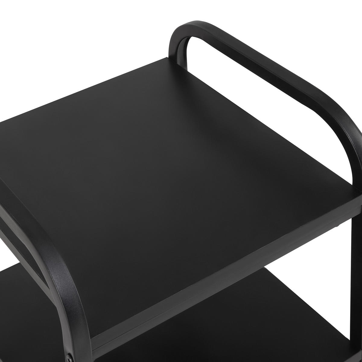 REGAL Bend Schwarz - Schwarz, Metall (36/70/40cm) - Mömax