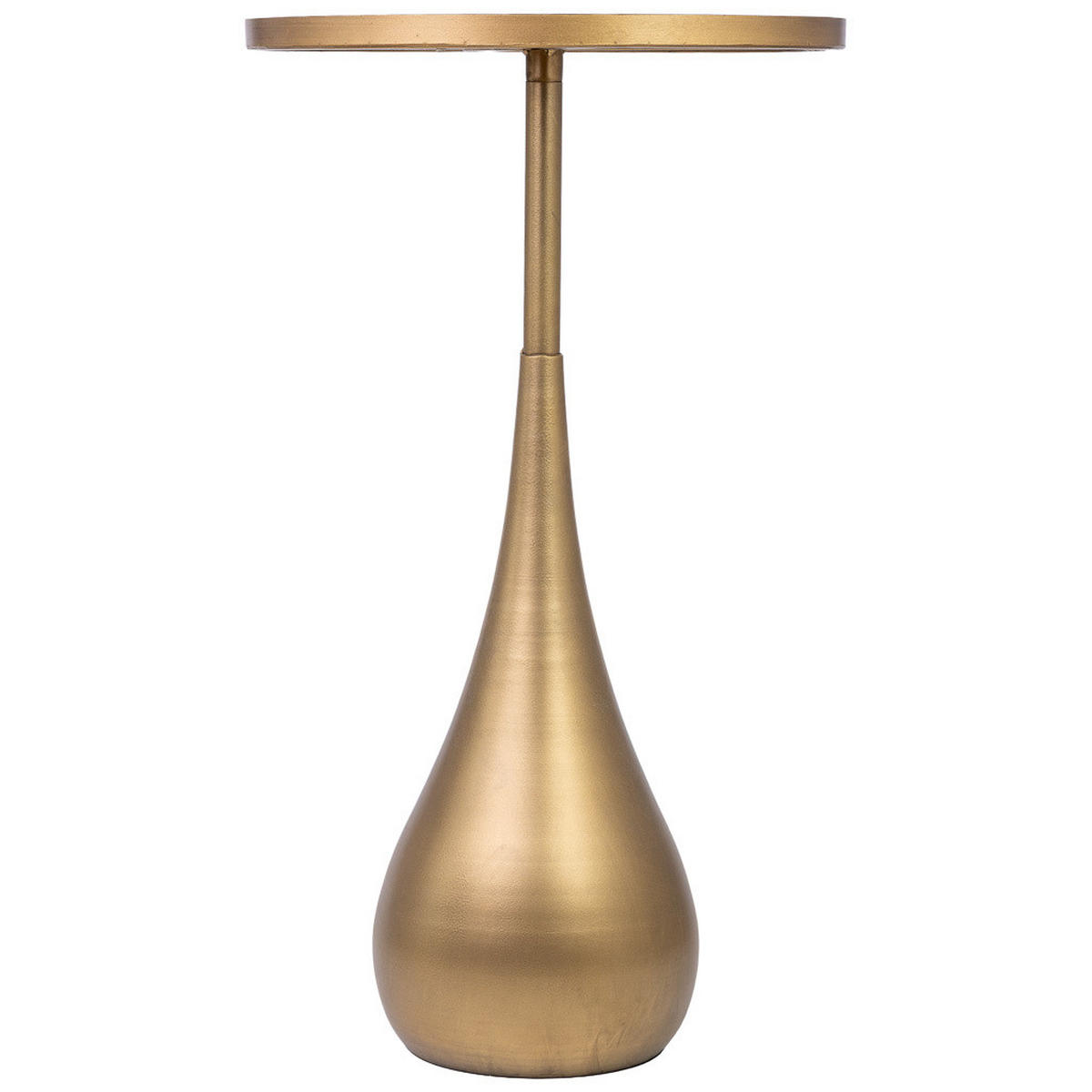 TISCH aus Metall, 35x62cm - Goldfarben, Metall (35/35/61.5cm) - Wanderlust